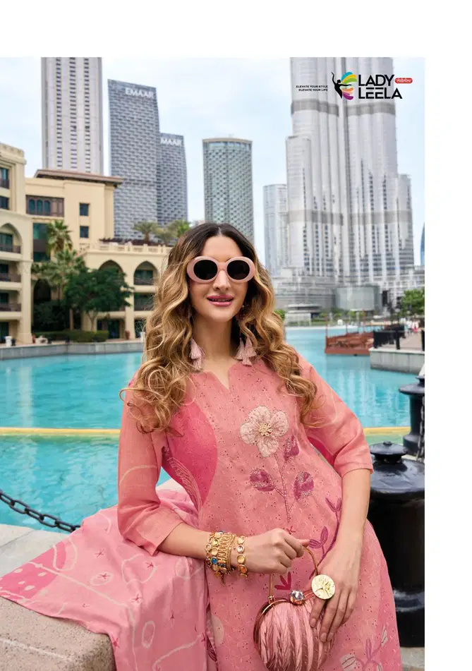 Summer Pastels By Lady Leela Designer Kurti With Bottom Dupatta Wholesale Price In Surat